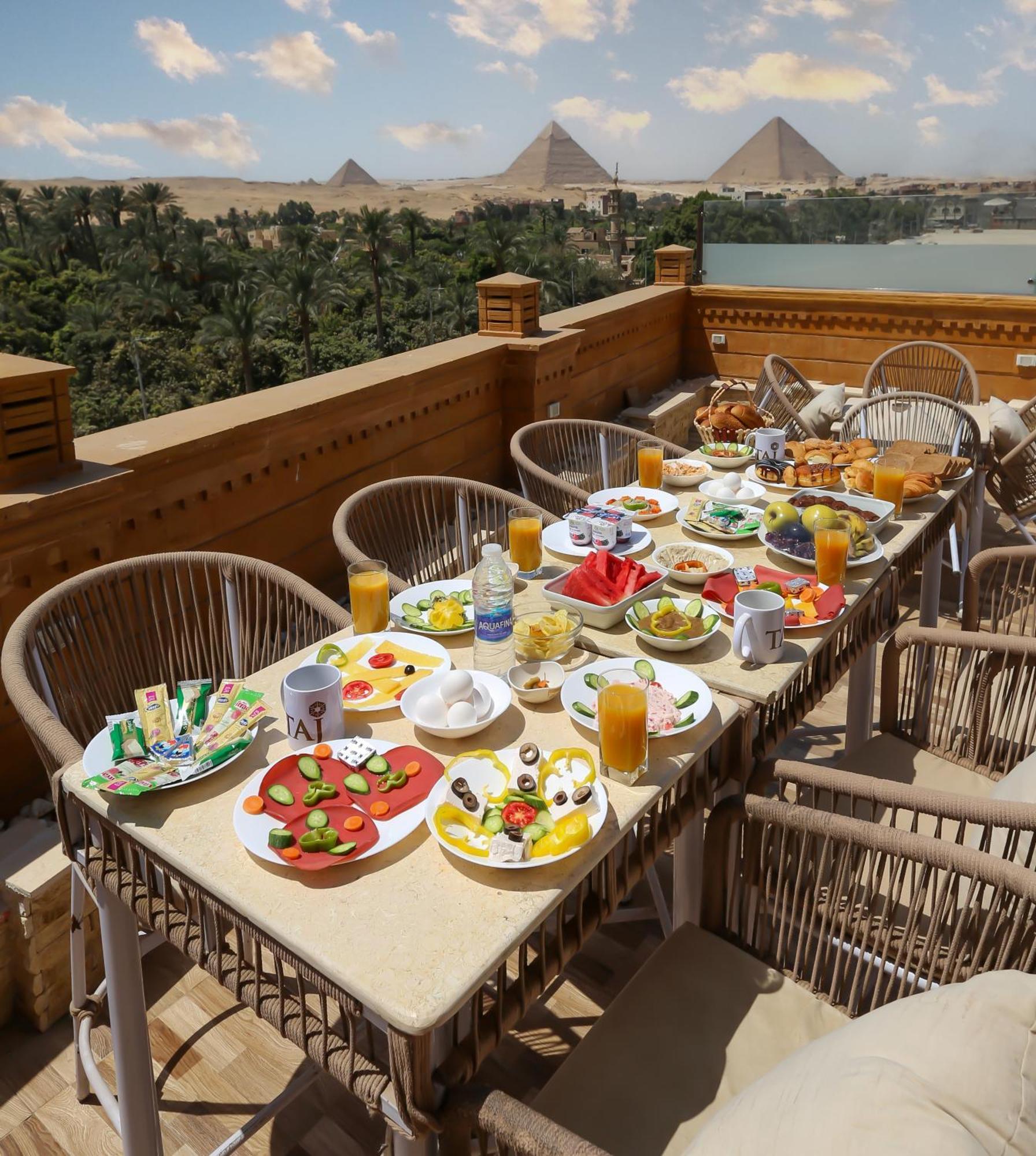 Taj Pyramids View Inn Kafret el-Gabal Εξωτερικό φωτογραφία
