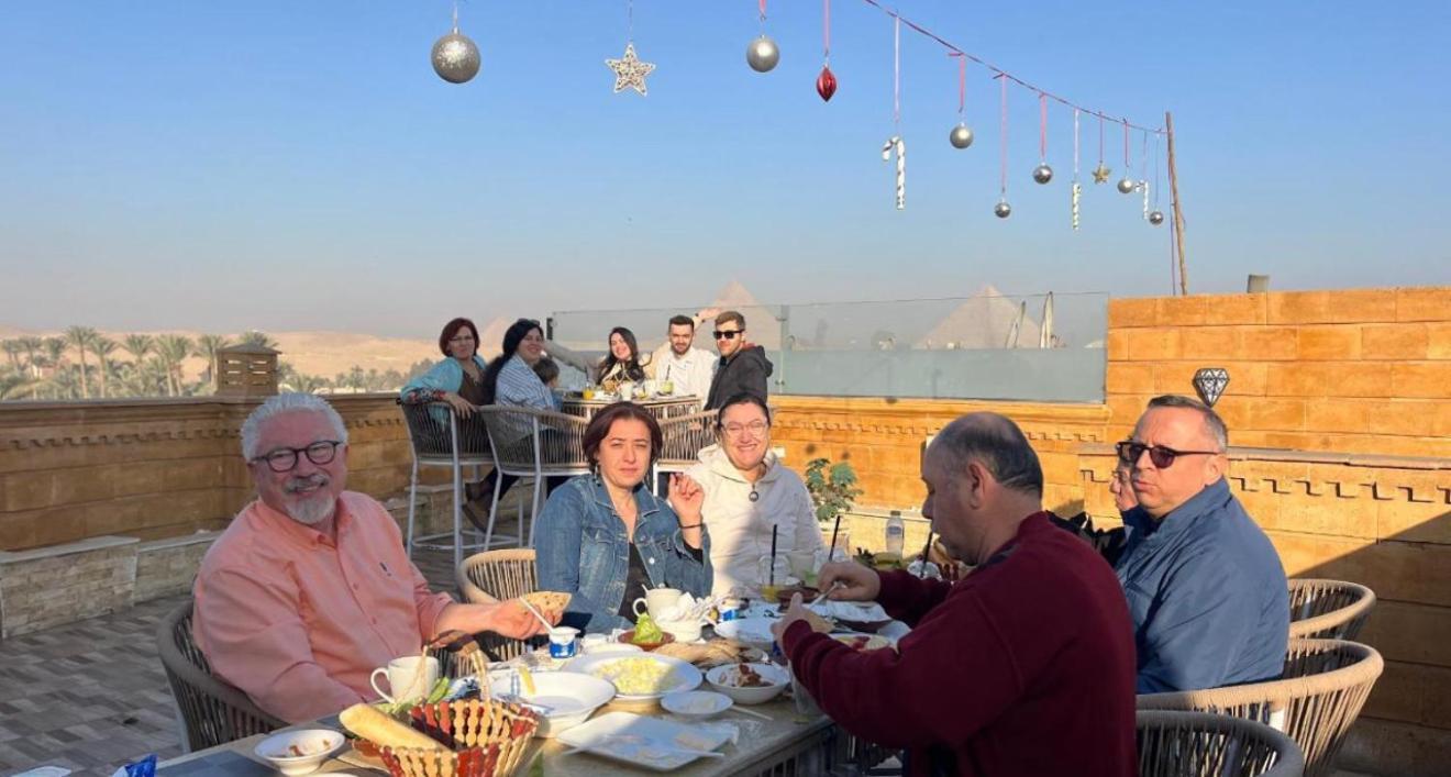 Taj Pyramids View Inn Kafret el-Gabal Εξωτερικό φωτογραφία